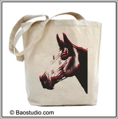Outfits Anonymous: eco friendly and vegan horse totes for shopping and fun